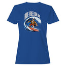Ride Free Or Die Surf Patriotic Women's T-shirt