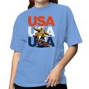 USA Founding Father Skateboarding Women's T-shirt