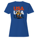 USA Founding Father Skateboarding Women's T-shirt