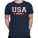 USA EST.1776 Patriotic Men's T-shirt
