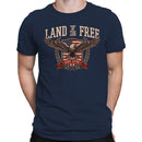 Land of the Free Eagle Shield 1776 Men's T-shirt