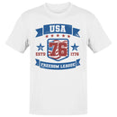 USA 76 Freedom League Estd 1776 Men's T-shirt