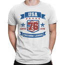 USA 76 Freedom League Estd 1776 Men's T-shirt