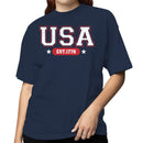 USA EST.1776 Patriotic Women's T-shirt