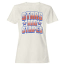 Stars and Stripes Retro Women's T-shirt