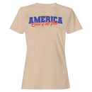 Patriotic Women's T-shirt - America Land of the Free
