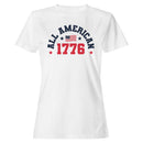 All American 1776 Patriotic USA Women's T-shirt
