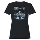 Nihilist Pixel Art Penguin Women's T-shirt