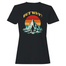 But Why Penguin Retro Sunset Women's T-shirt