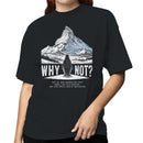 Penguin Mountain Wander Quote Women's T-shirt