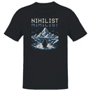 Nihilist Pixel Art Penguin Men's T-shirt