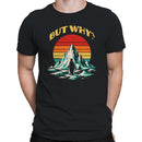 Penguin Retro Sunset Iceberg Men's T-shirt