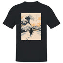 Nihilist Penguin Japanese Wave Men's T-shirt