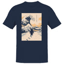 Nihilist Penguin Japanese Wave Men's T-shirt