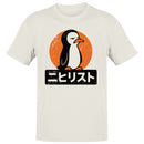 Nihilist Penguin Japanese Retro Sun Men's T-shirt