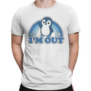I'm Out Penguin Rainbow Humor Men's T-shirt