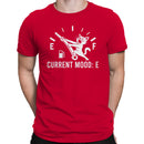 Current Mood E Funny Cat Gauge Men's T-shirt