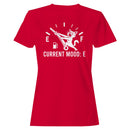 Current Mood E Funny Cat Fuel Gauge Women's T-shirt