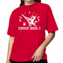 Current Mood E Funny Cat Fuel Gauge Women's T-shirt