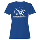 Current Mood E Funny Cat Fuel Gauge Women's T-shirt