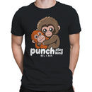 Punch Stay Kind Monkey Hug Men's T-shirt