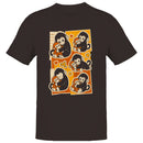 Men's T-shirt with Cute Monkey and Baby Hug Design