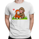 Pixel Monkey Stuffed Animal Men's T-shirt