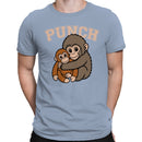 Punch Monkey Hug Cartoon Men's T-shirt