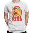 Stay Kind Cute Monkey Hug Men's T-shirt