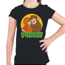 Punch Cartoon Monkey Youth T-shirt