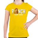 Youth's T-shirt - Punny Monkey Stay Kind Illustration