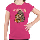Punch Monkey Hug Cartoon Youth T-shirt