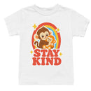 Stay Kind Cute Monkey Rainbow Youth T-shirt