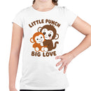 Little Punch Big Love Monkey Hug Youth T-shirt