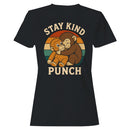 Stay Kind Punch Retro Monkey Hug Women's T-shirt