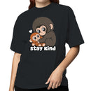 Stay Kind Monkey Hug Women's T-shirt