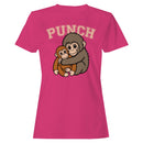 Punch Monkey Hug Cartoon Women's T-shirt