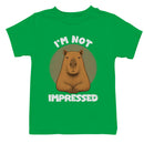 Funny Capybara Youth's T-shirt - Not Impressed Design