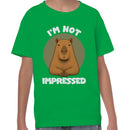 Funny Capybara Youth's T-shirt - Not Impressed Design