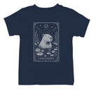 Unbothered Capybara Meditative Lotus Youth T-shirt