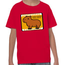 Unbothered Since Birth Capybara Youth T-shirt