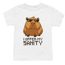 I Offer My Sanity Pixel Capybara Youth's T-shirt