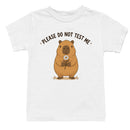 Please Do Not Test Me Capybara Youth T-shirt