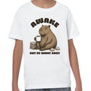 Awake But At What Cost Capybara Youth T-shirt