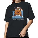 Sleeping Capybara Women's T-shirt - I'll Deal With It Later