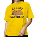 Sleepy Capybara Cute Animal Women's T-shirt