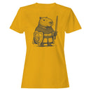 Capybara Knight Sword Shield Women's T-shirt