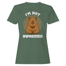 Funny Capybara Women's T-shirt - Not Impressed
