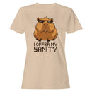 I Offer My Sanity Capybara Meme Women's T-shirt
