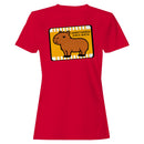Unbothered Since Birth Capybara Women's T-shirt